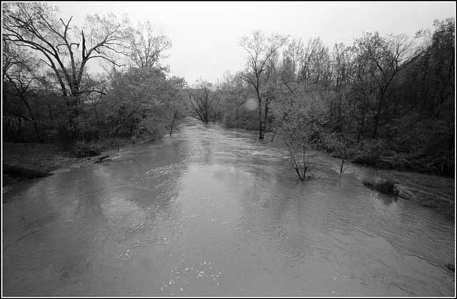 Eno River in flood